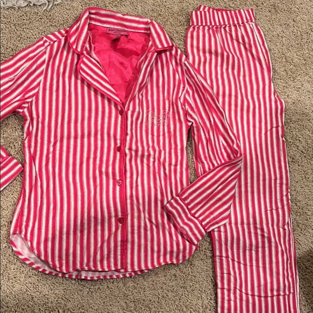 Betsey Johnson pajama set Small